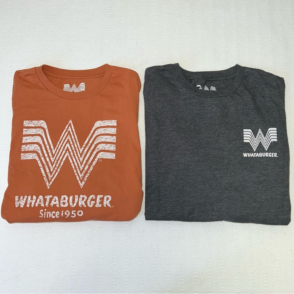 Whataburger Bundle Of 2 Merch Long Sleeve Shirts